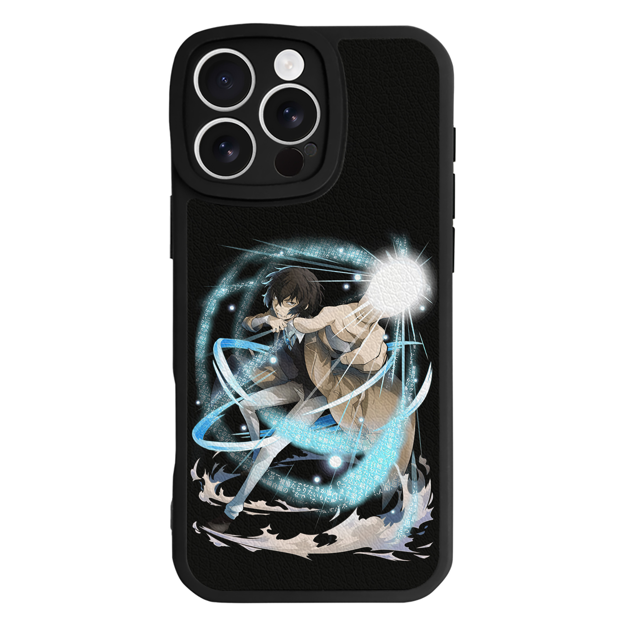 （画像用） 文豪ストレイドッグス Bungo Stray Dogs 【iPhone 16シリーズ対応】シリコンスマホケース（レザー調） 材質：シリコン